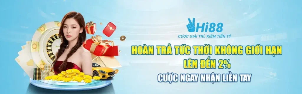 Hoàn trả tiền cược tại Hi88